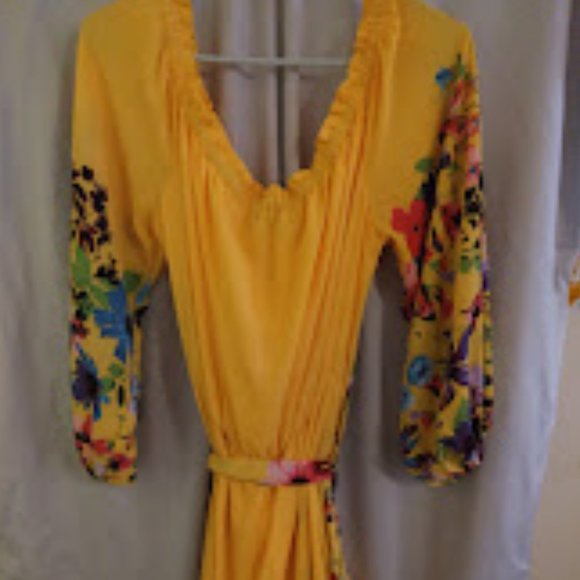 New York & Company Floral Print Dress Size XL - Picture 1 of 2